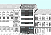 Novostavba bytového domu na ul.Cihlářská 6, Brno